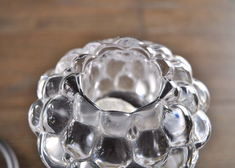 Pair of Glass Votive Holders