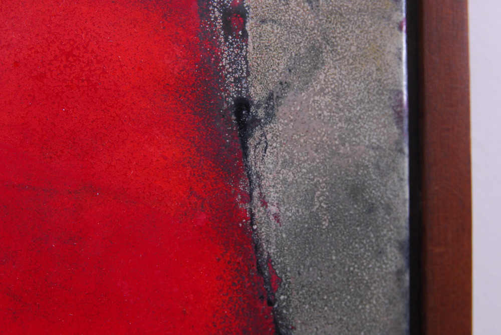 Ute Conrad Fire Enamel Steel Panel Painting