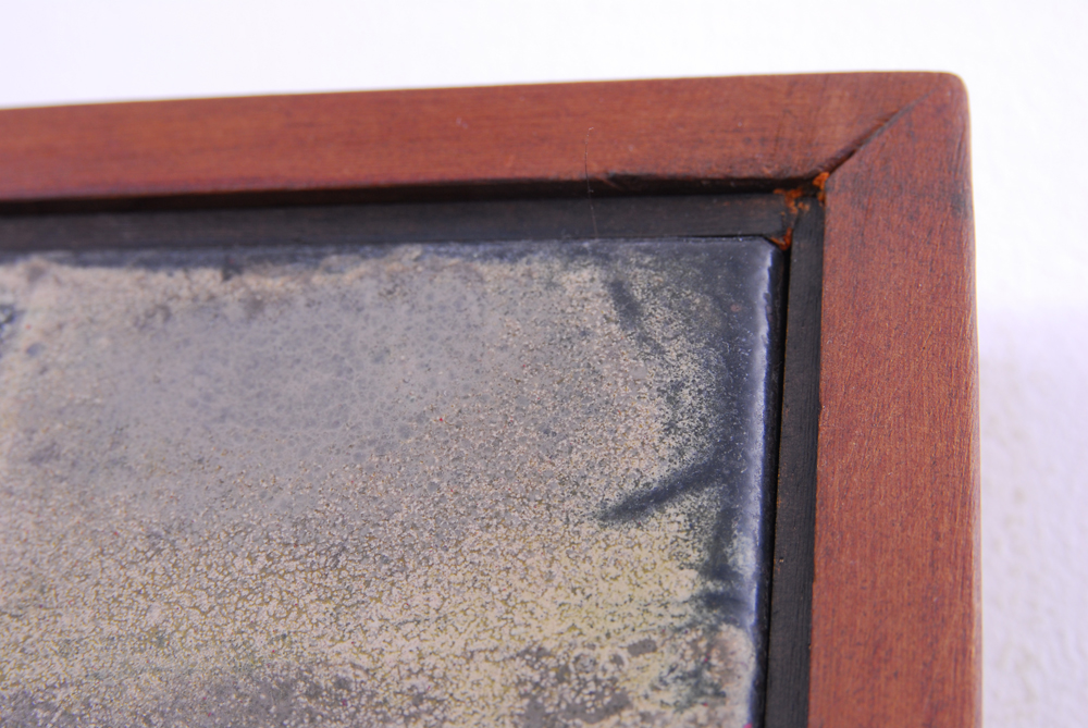 Ute Conrad Fire Enamel Steel Panel Painting