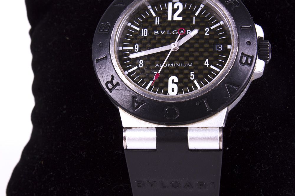 Bvlgari Aluminum Wrist Watch