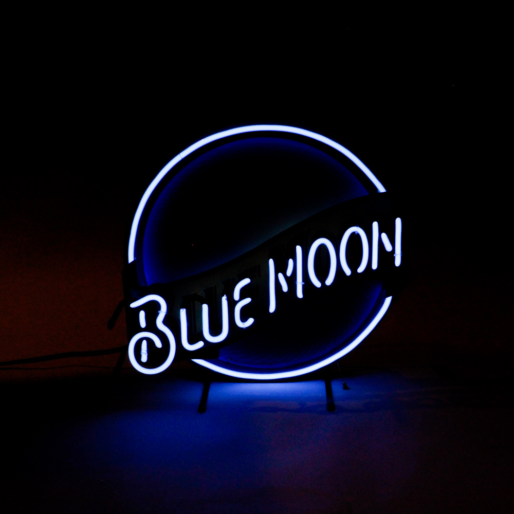 Blue Moon Neon Sign