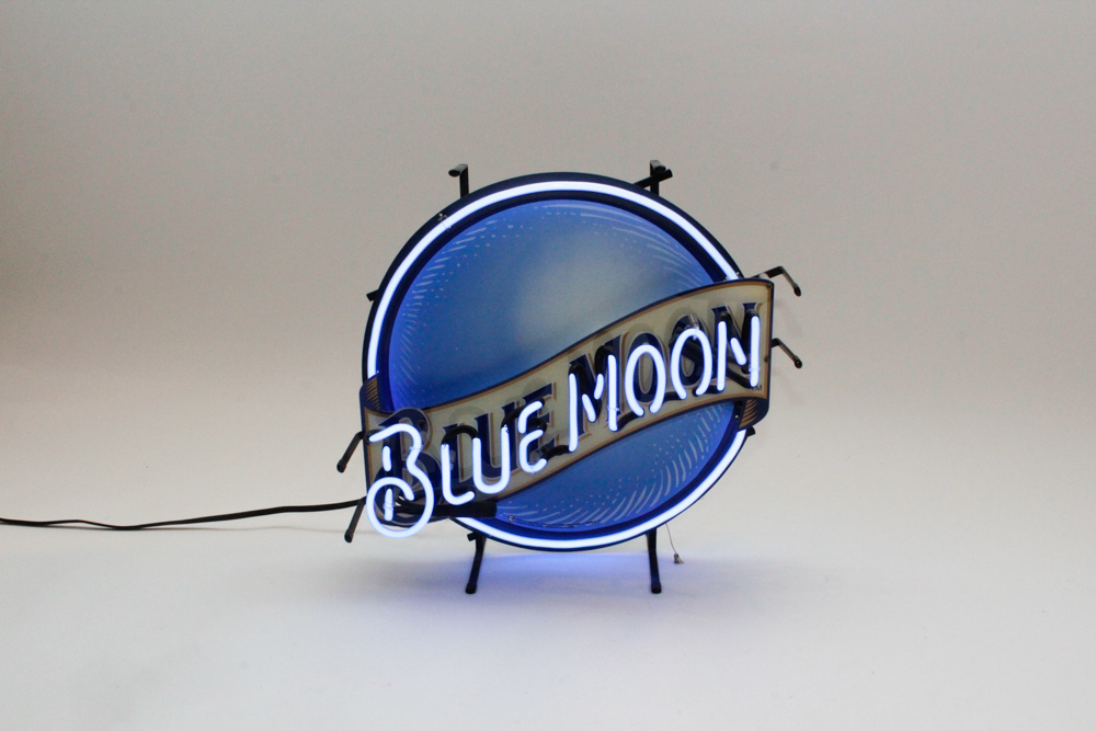 Blue Moon Neon Sign