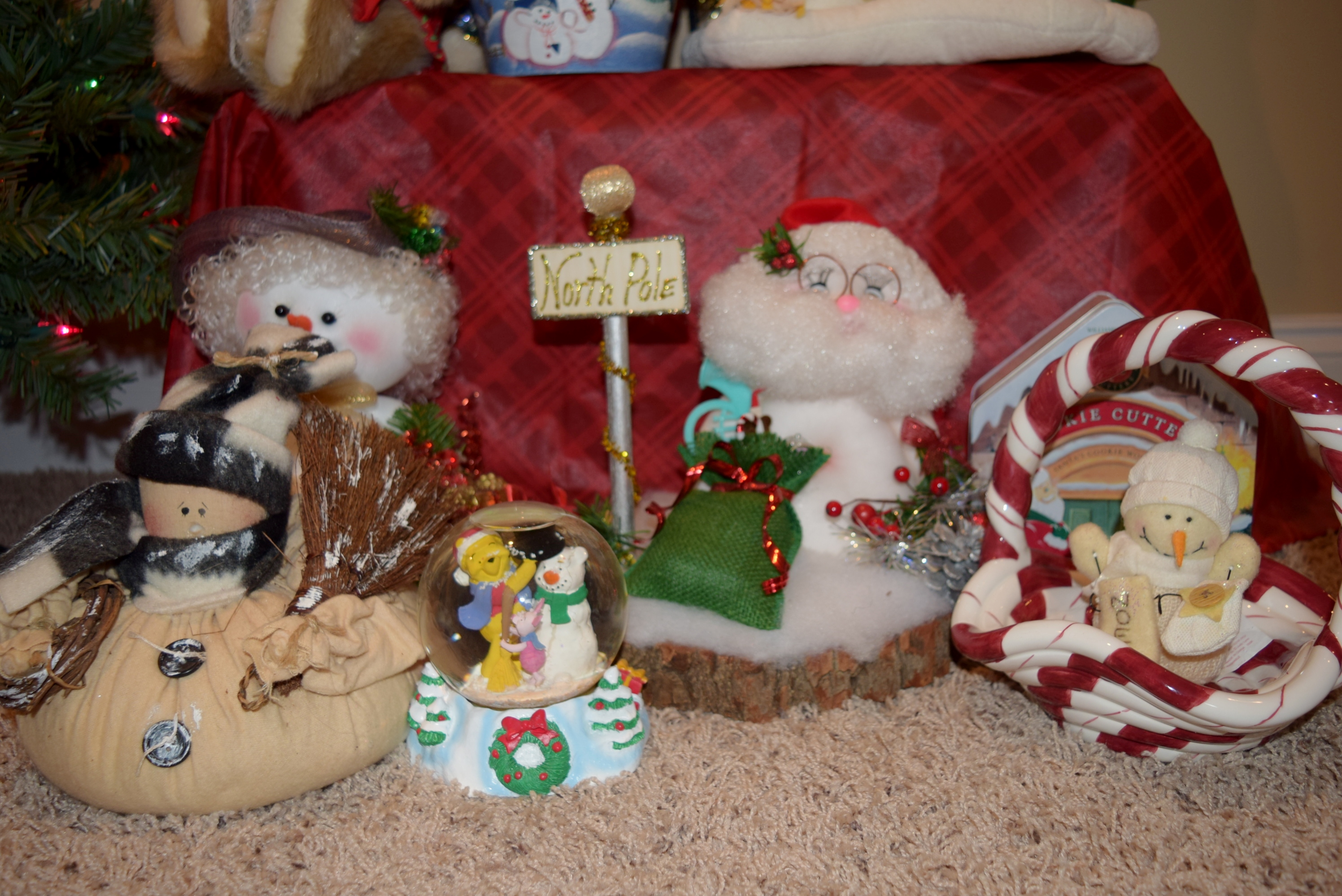 Generous Group of Christmas and Winter Home Decor
