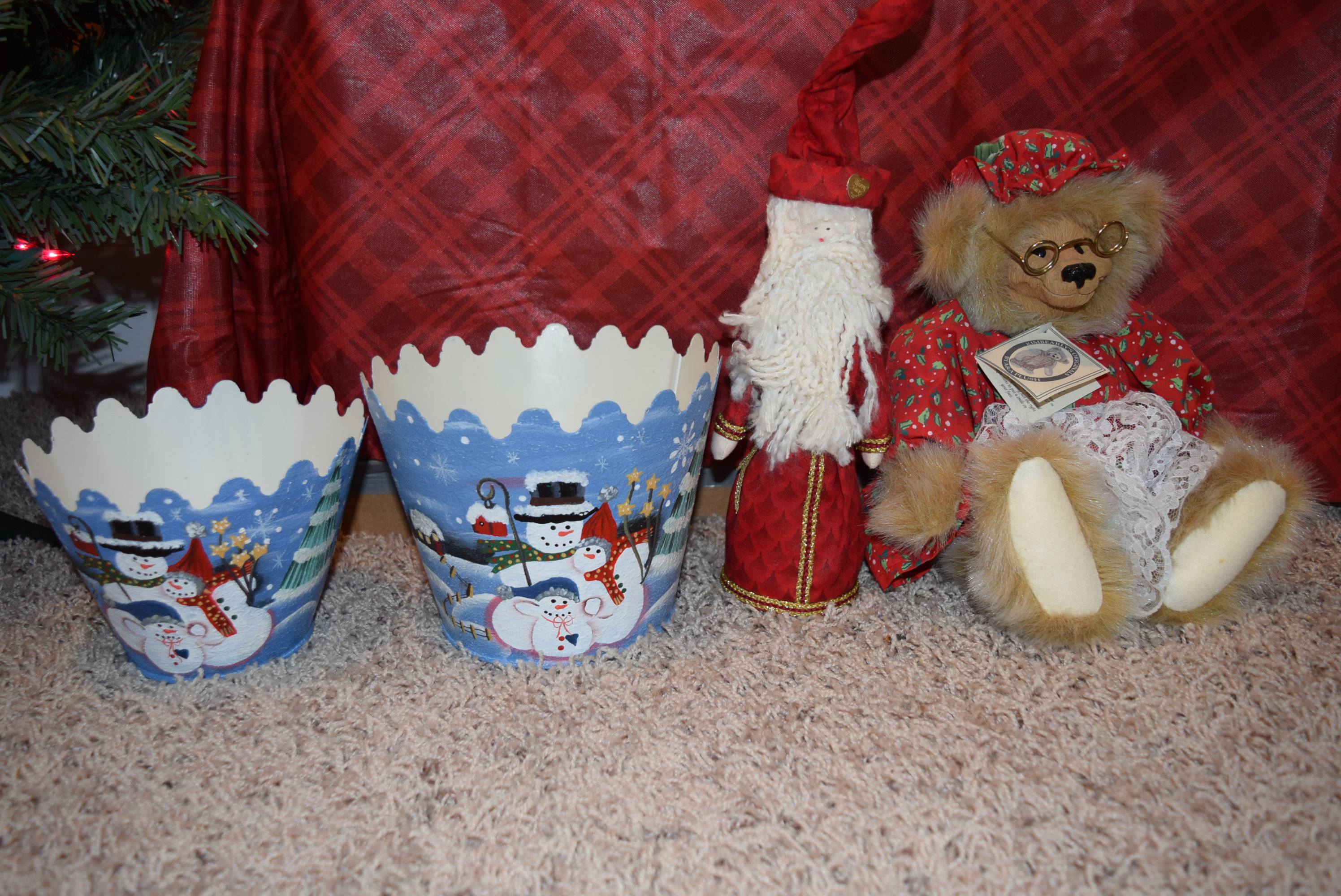 Generous Group of Christmas and Winter Home Decor