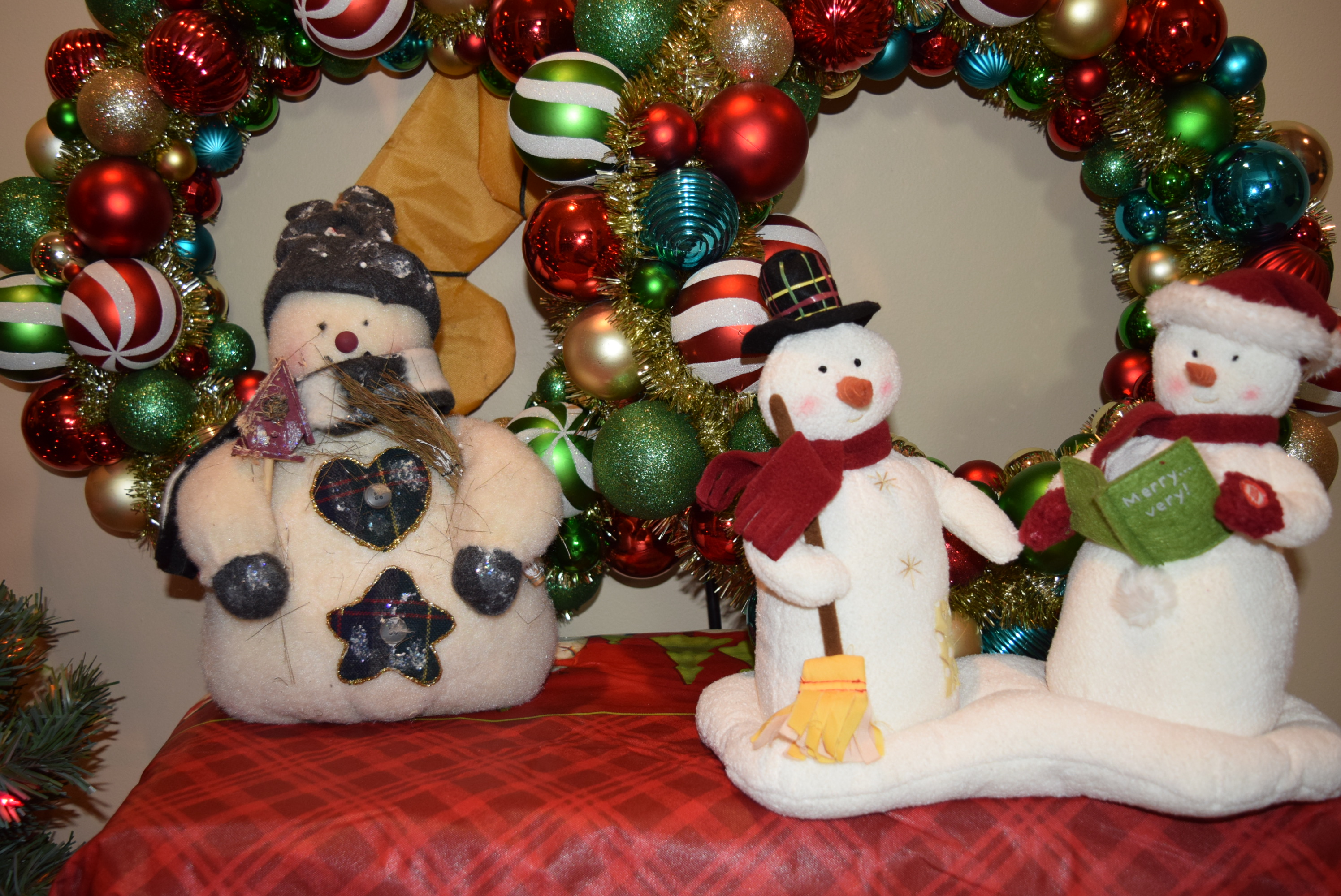 Generous Group of Christmas and Winter Home Decor