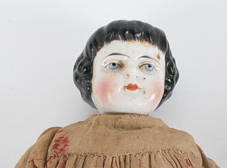 Pair of Mid 19th Century Parian Dolls