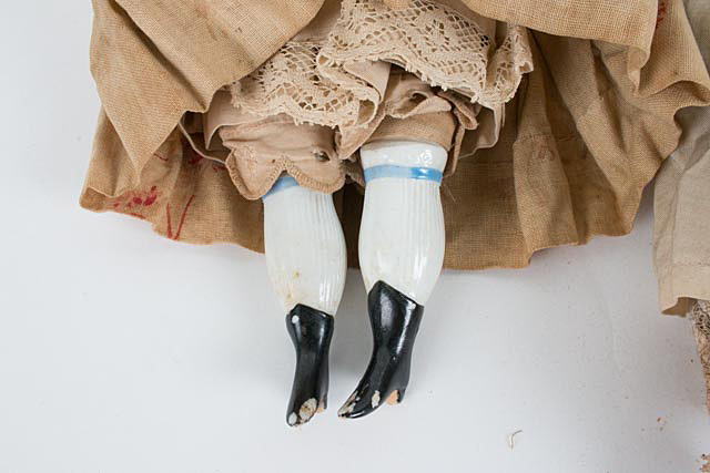 Pair of Mid 19th Century Parian Dolls