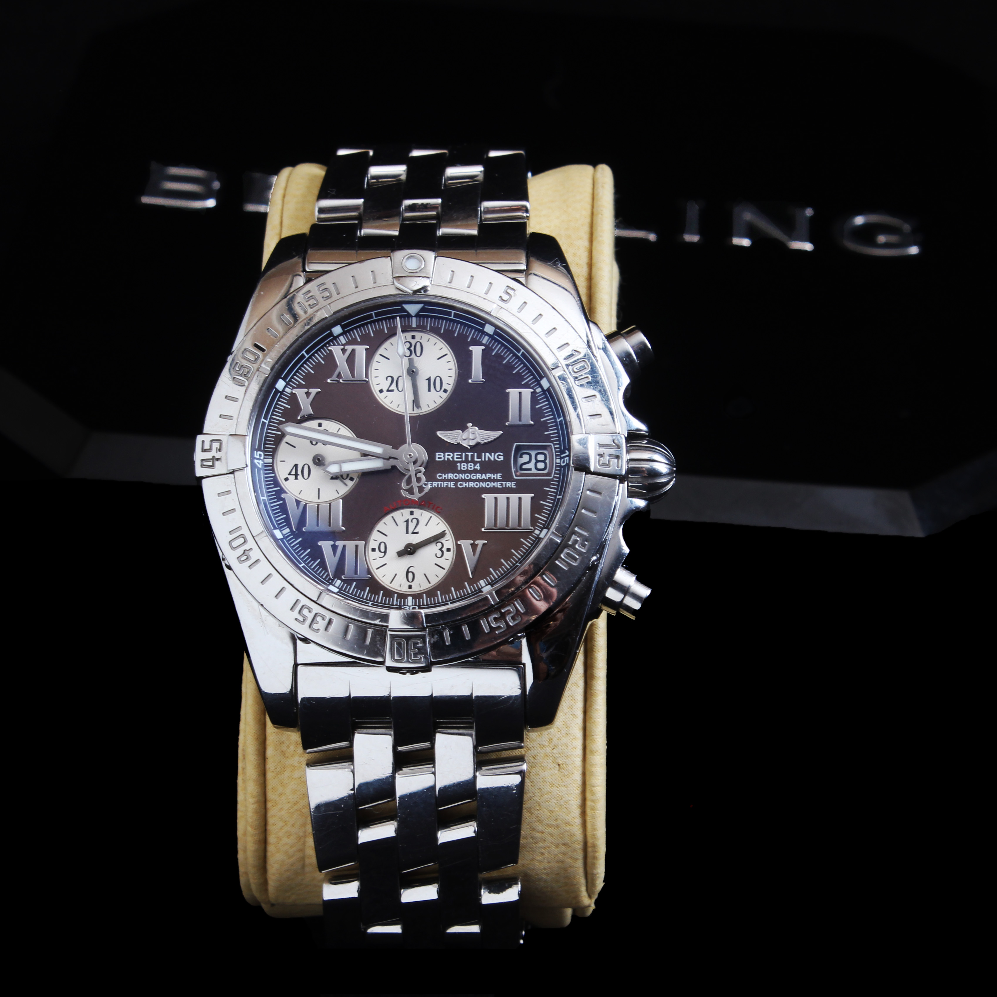 Mens Breitling Chrono Cockpit Watch
