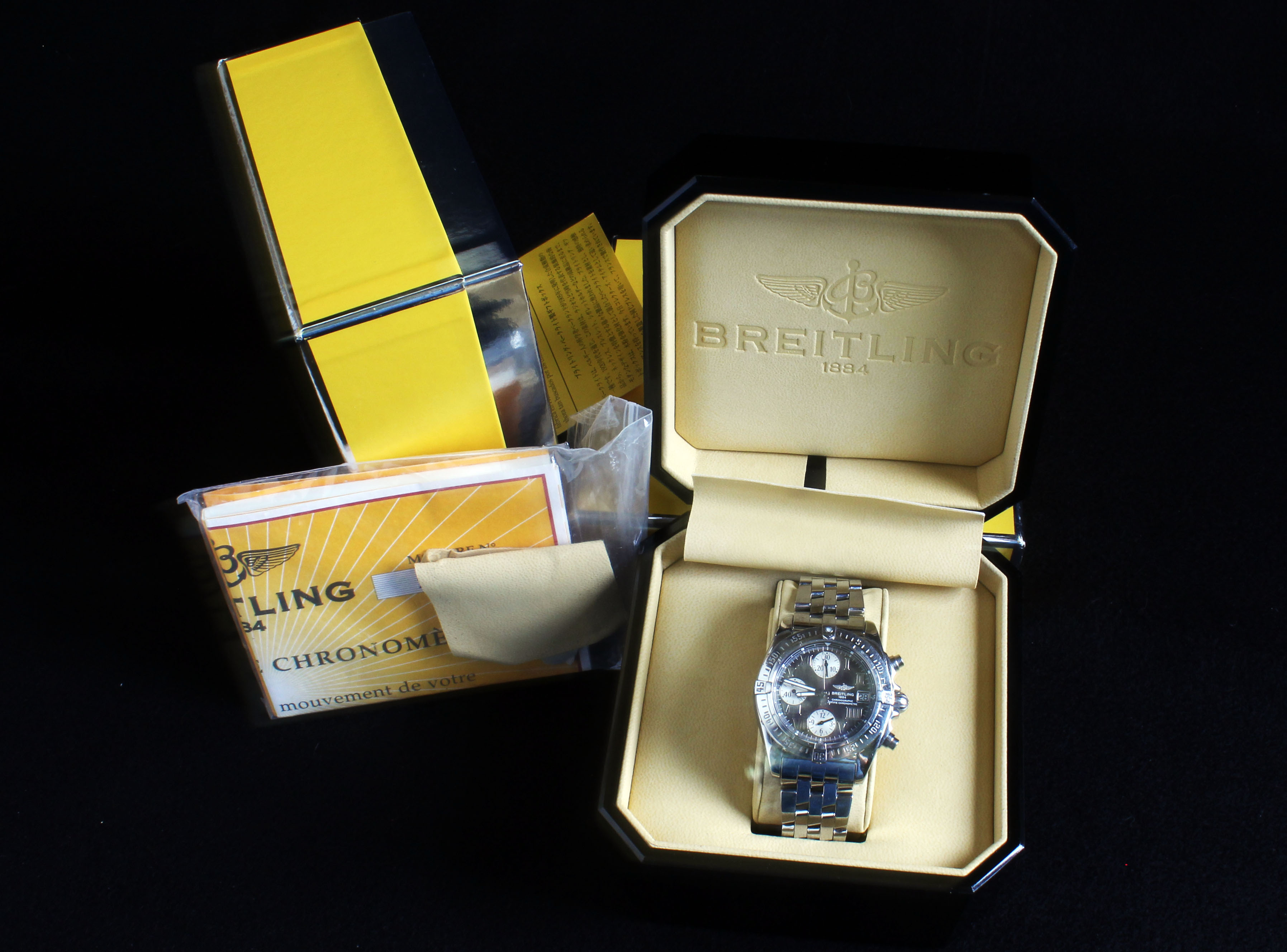 Mens Breitling Chrono Cockpit Watch