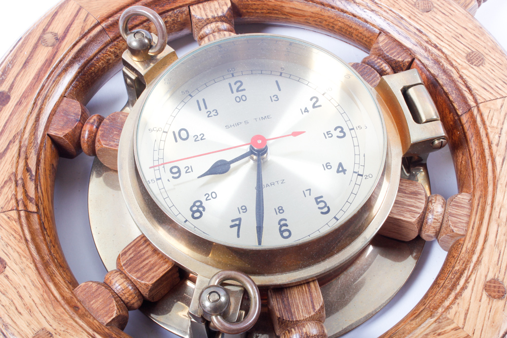 Wall Mount Maritime Clock