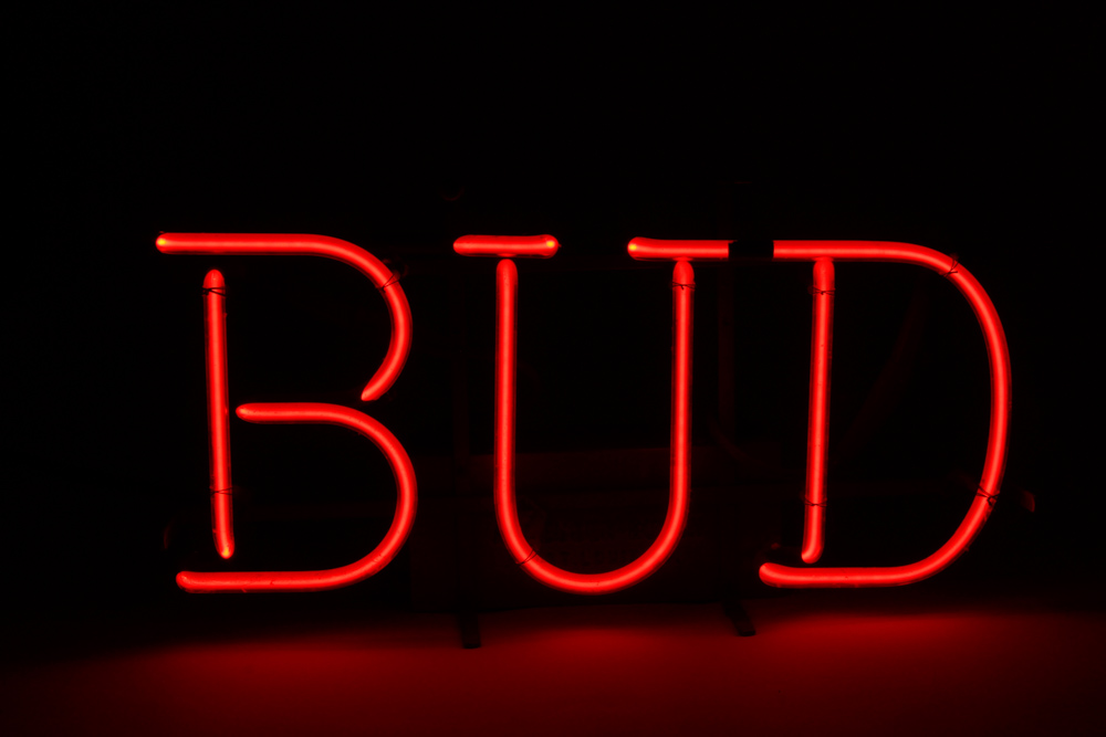 Vintage Budweiser Neon Sign