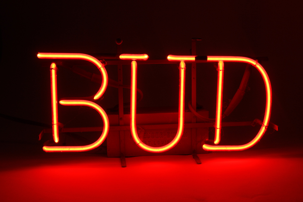 Vintage Budweiser Neon Sign