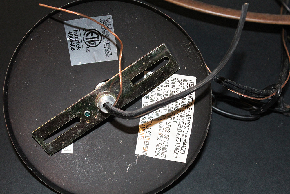 Pair of Ribbed Dome Light Fixtures