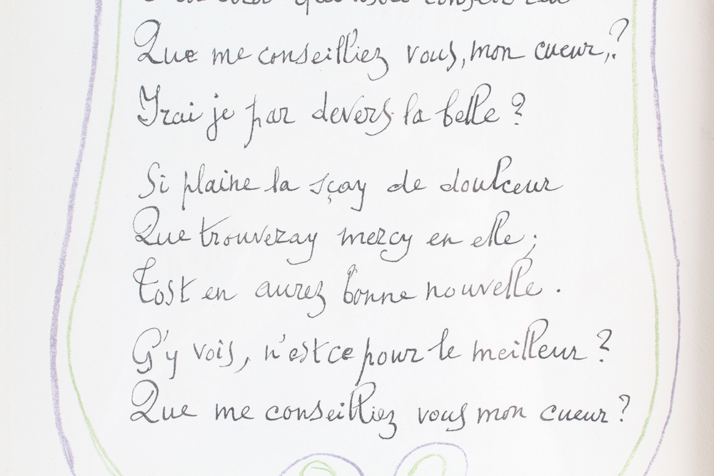 Double Sided Lithograph Pages of "Poemes de Charles d'Orleans" by Henri Matisse