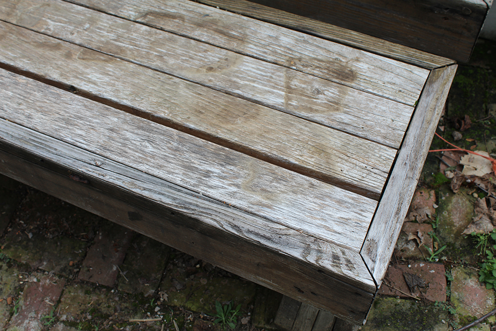 Rustic Hardwood Outdoor Bench
