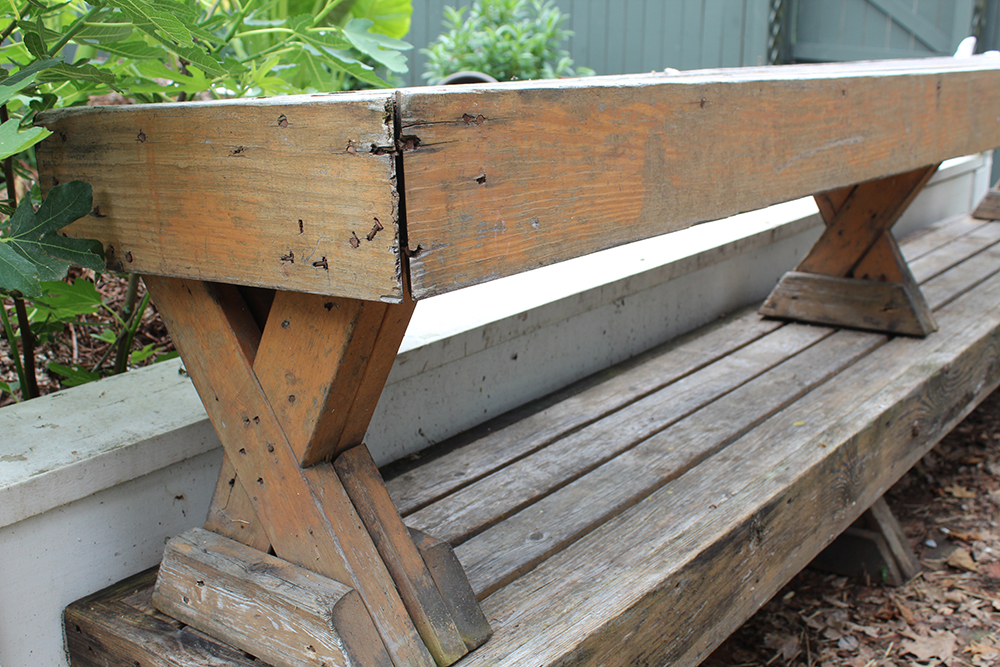 Rustic Outdoor Bench