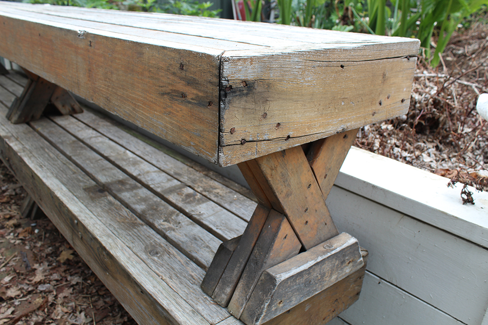 Rustic Outdoor Bench