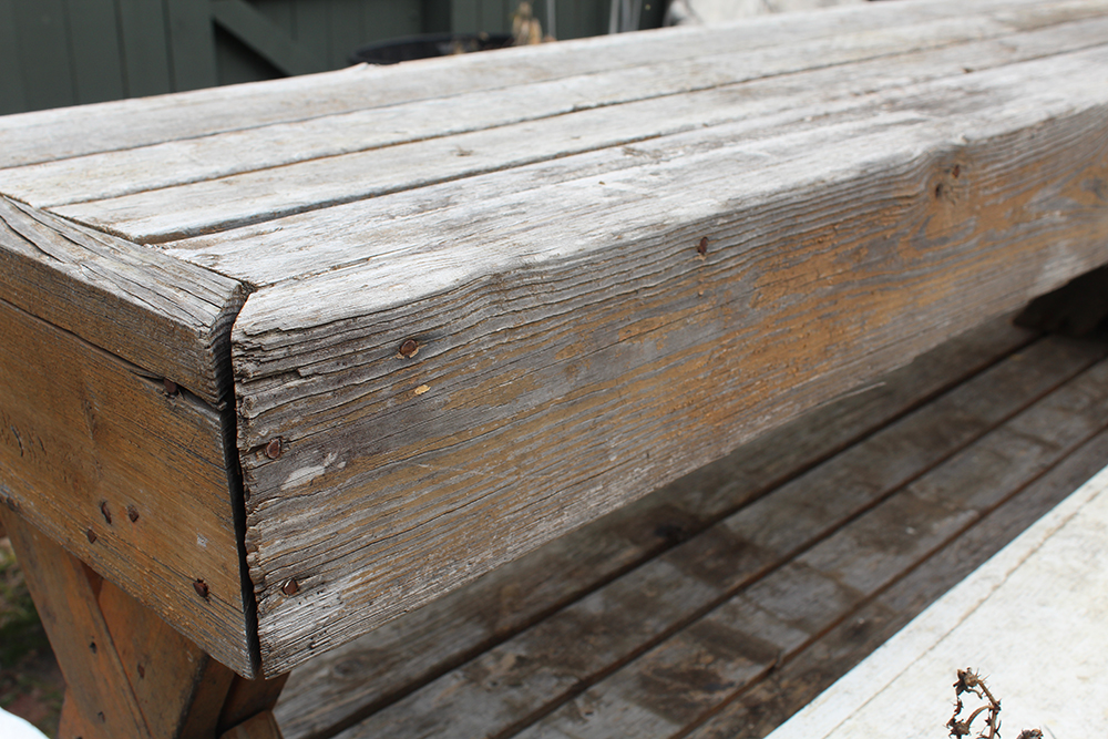 Rustic Outdoor Bench