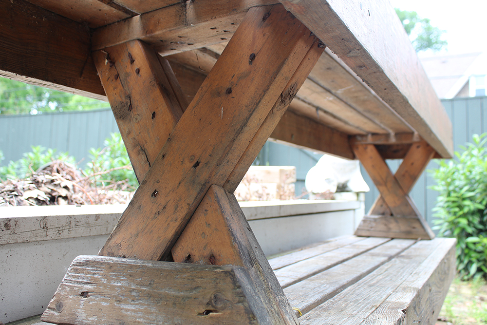 Rustic Outdoor Bench