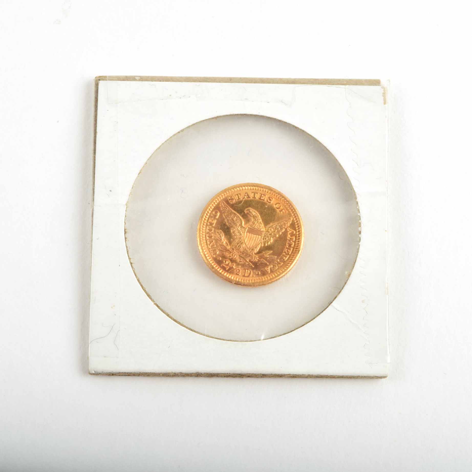 1907 Liberty Head 2 1/2 D Quarter Eagle Gold Coin