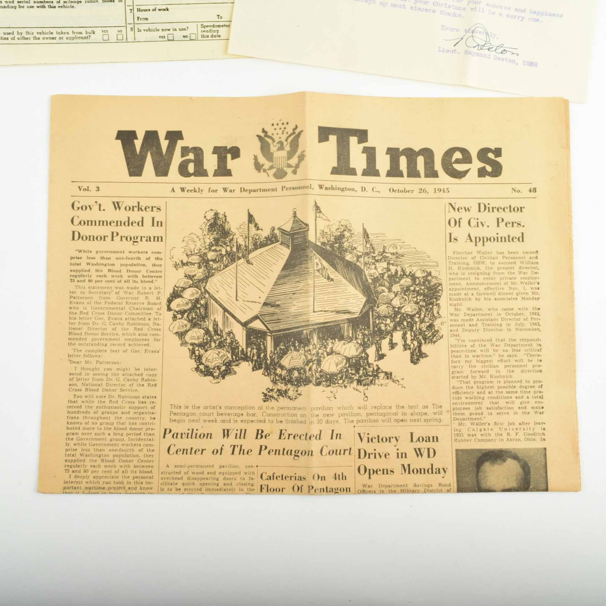 Office of Strategic Services (OSS), WWII Memorabilia and Historic Ephemera