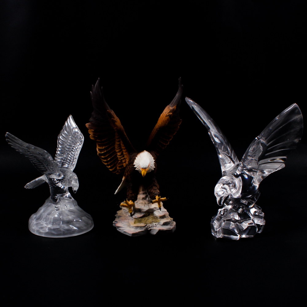 Collection of Eagle Figurines