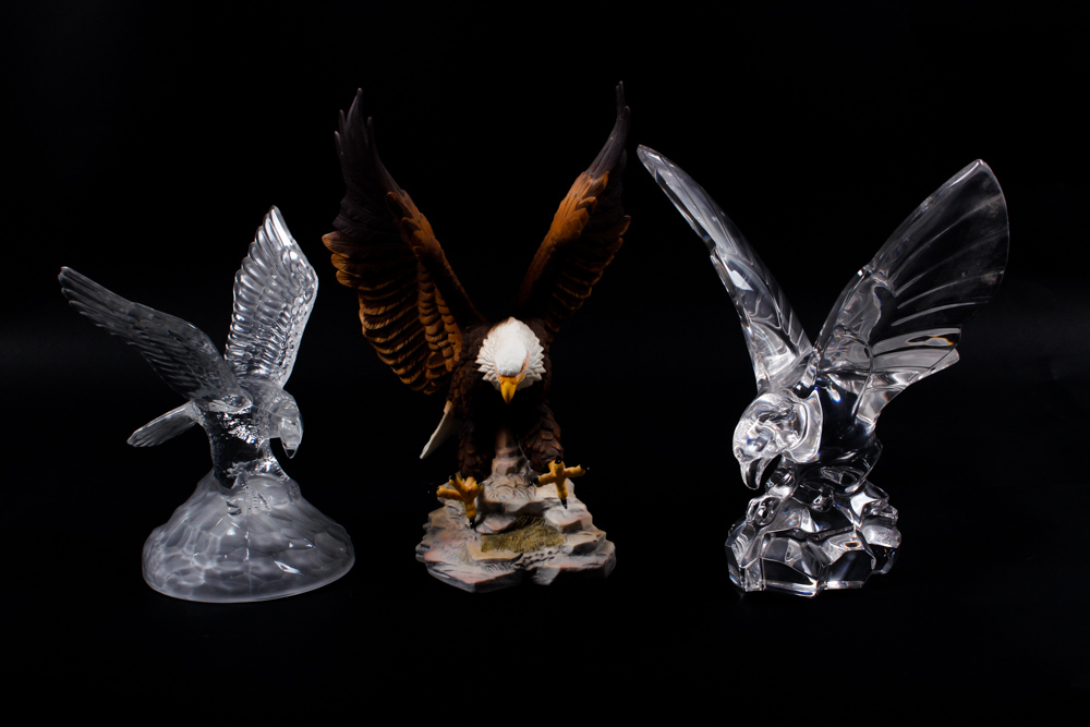 Collection of Eagle Figurines