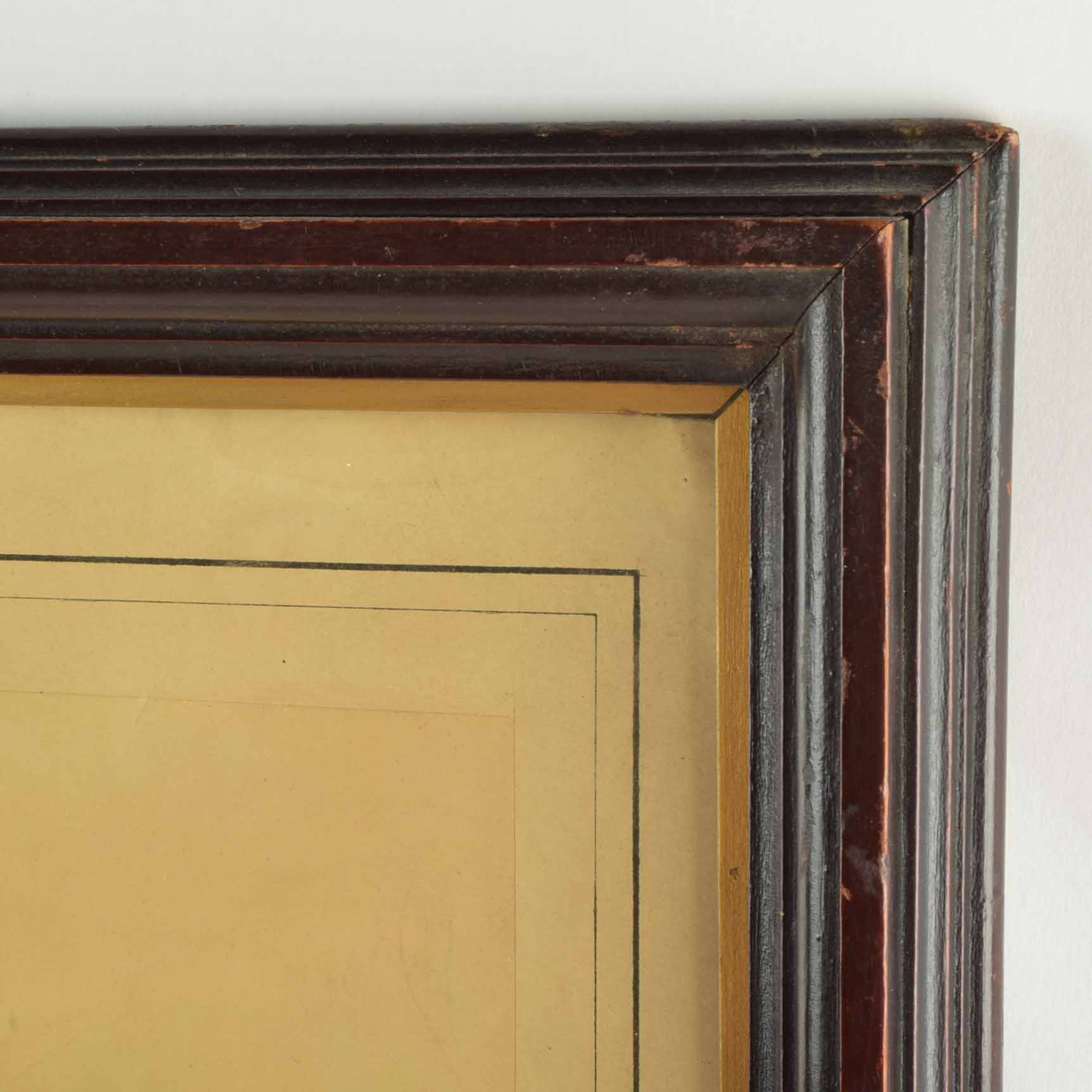 Antique Mathew Brady Abraham Lincoln Large Photographic Portrait