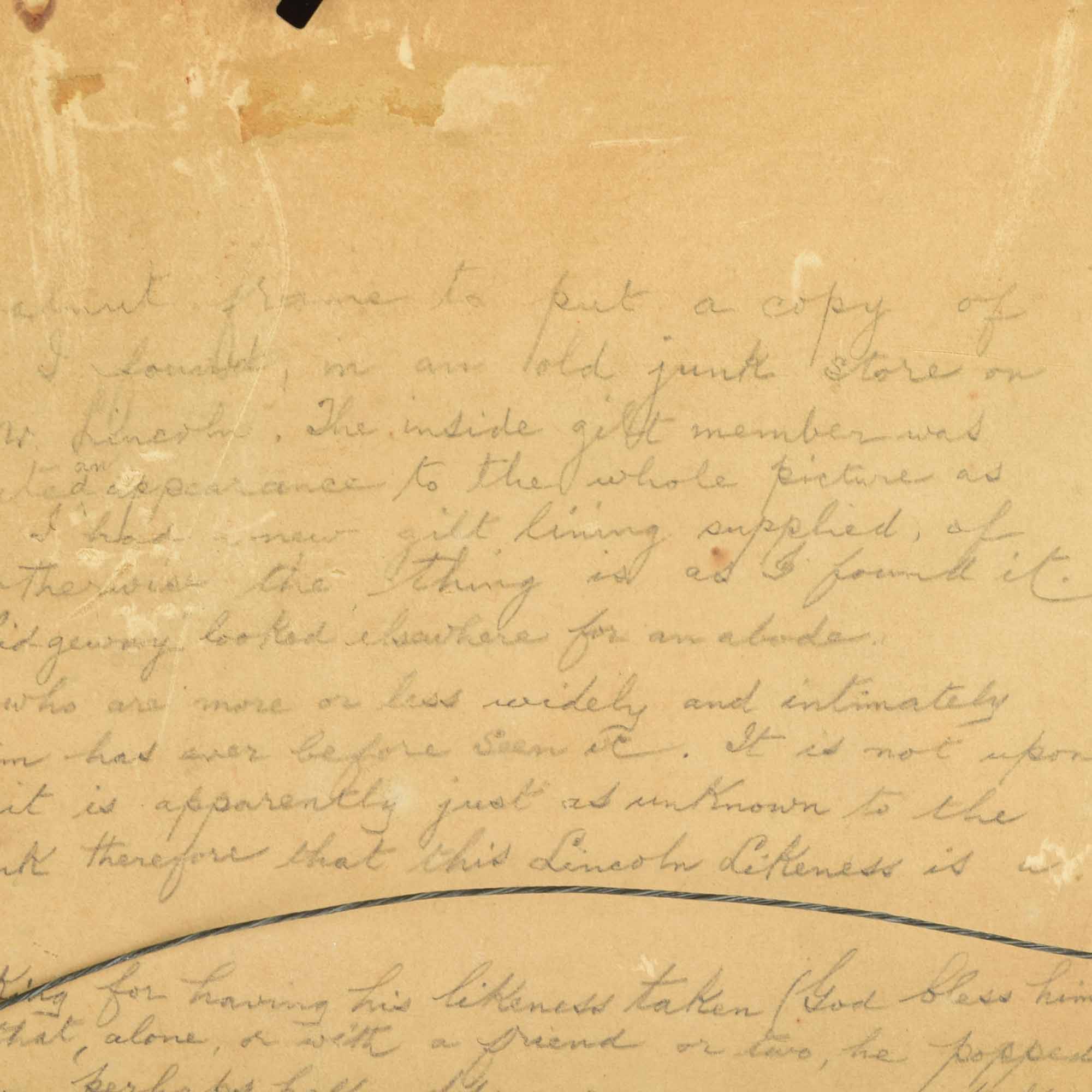 Antique Mathew Brady Abraham Lincoln Large Photographic Portrait