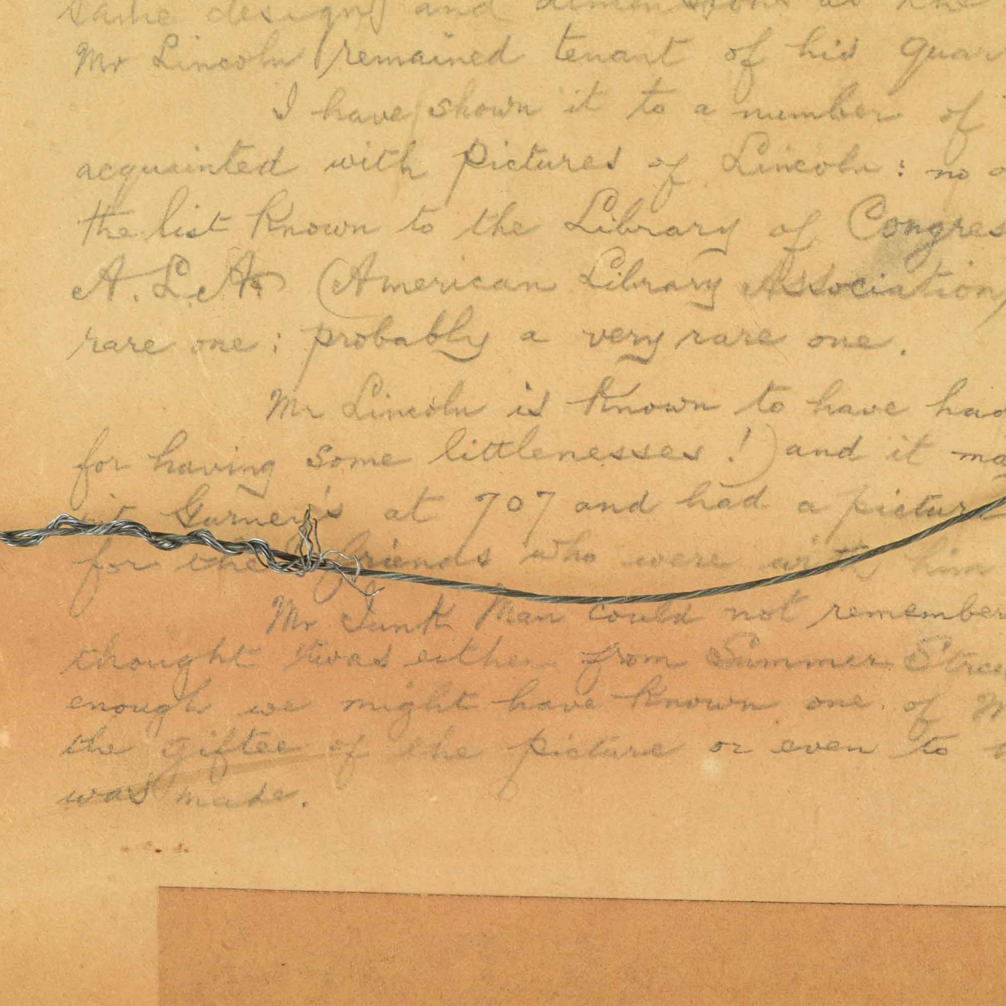 Antique Mathew Brady Abraham Lincoln Large Photographic Portrait