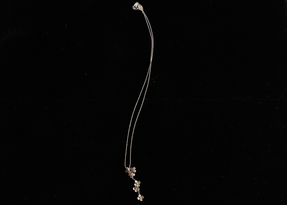 Kira and Bella Sterling Necklace