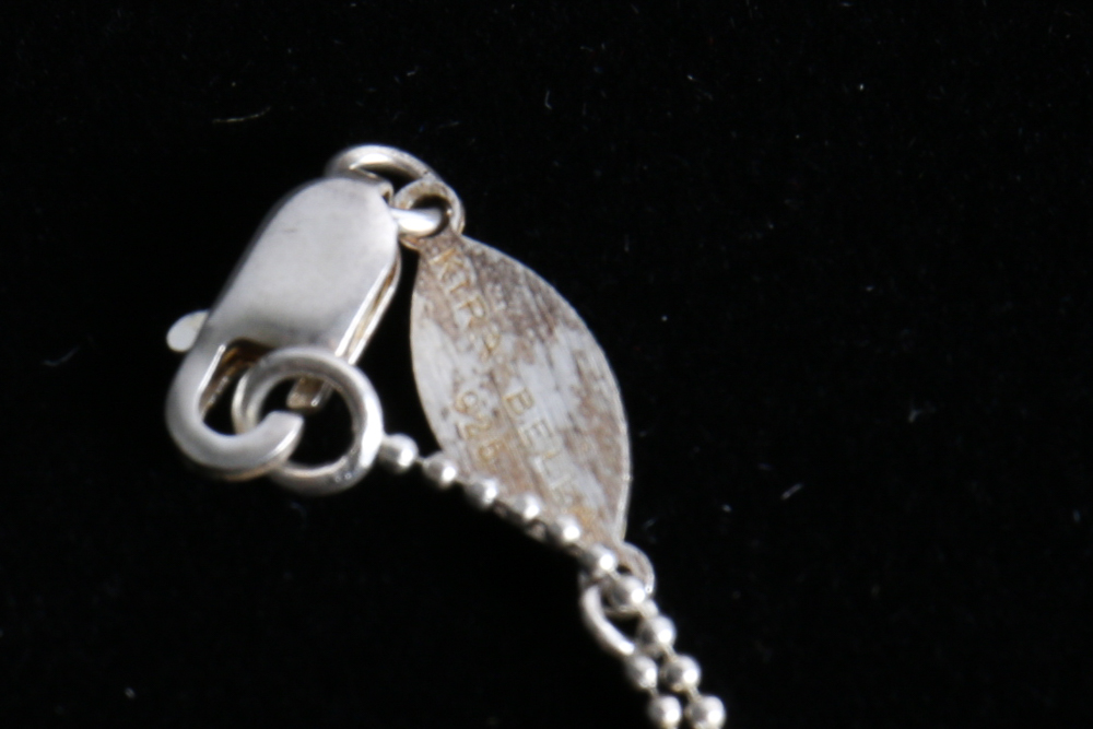 Kira and Bella Sterling Necklace