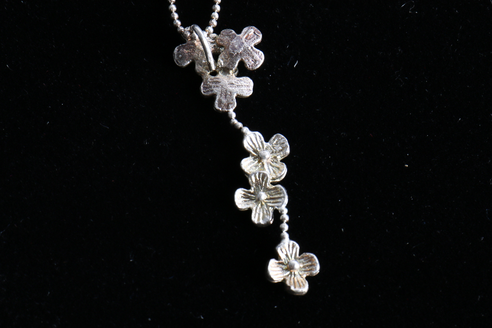 Kira and Bella Sterling Necklace