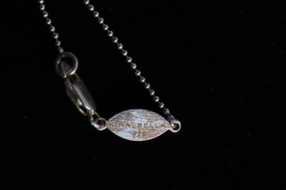 Kira and Bella Sterling Necklace