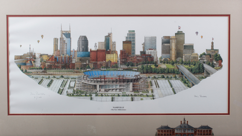 Signed Limited Edition Phil Ponder Nashville Print