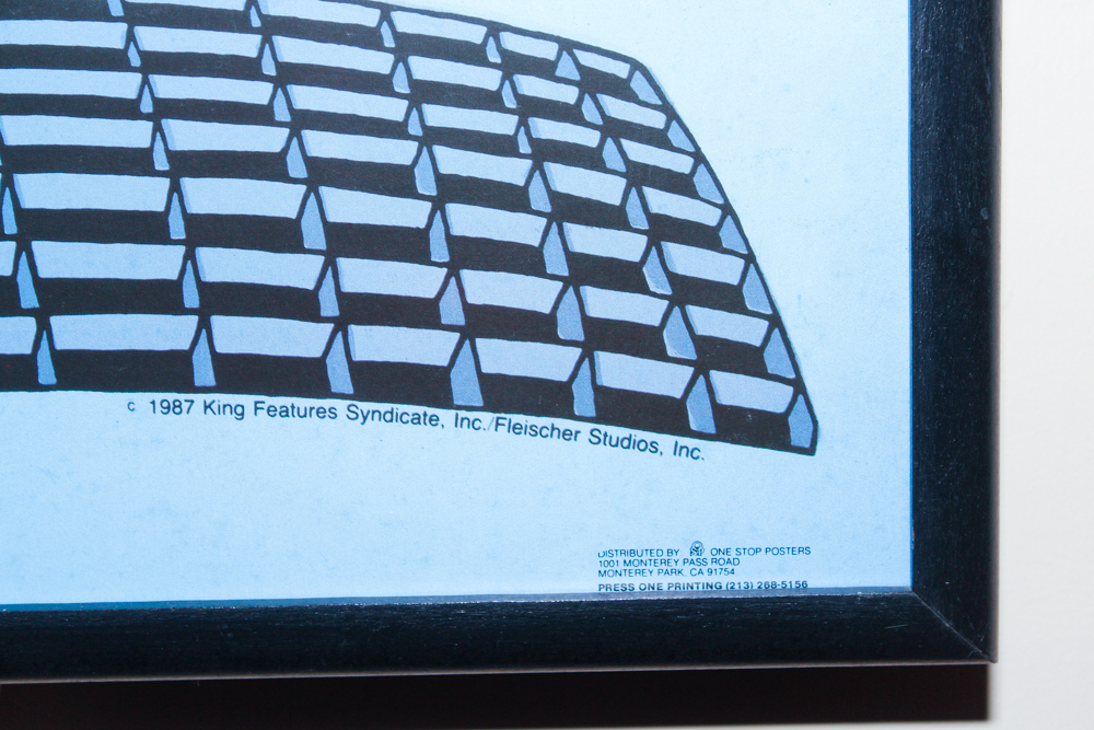 Betty Boop Neon Tube Offset Lithograph