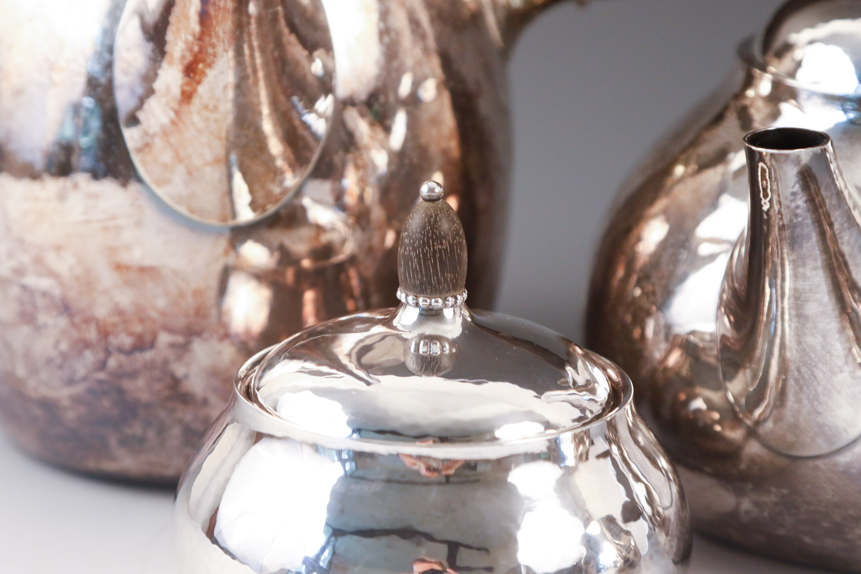 Georg Jensen 4 Pc. Sterling Silver Coffee and Tea Service