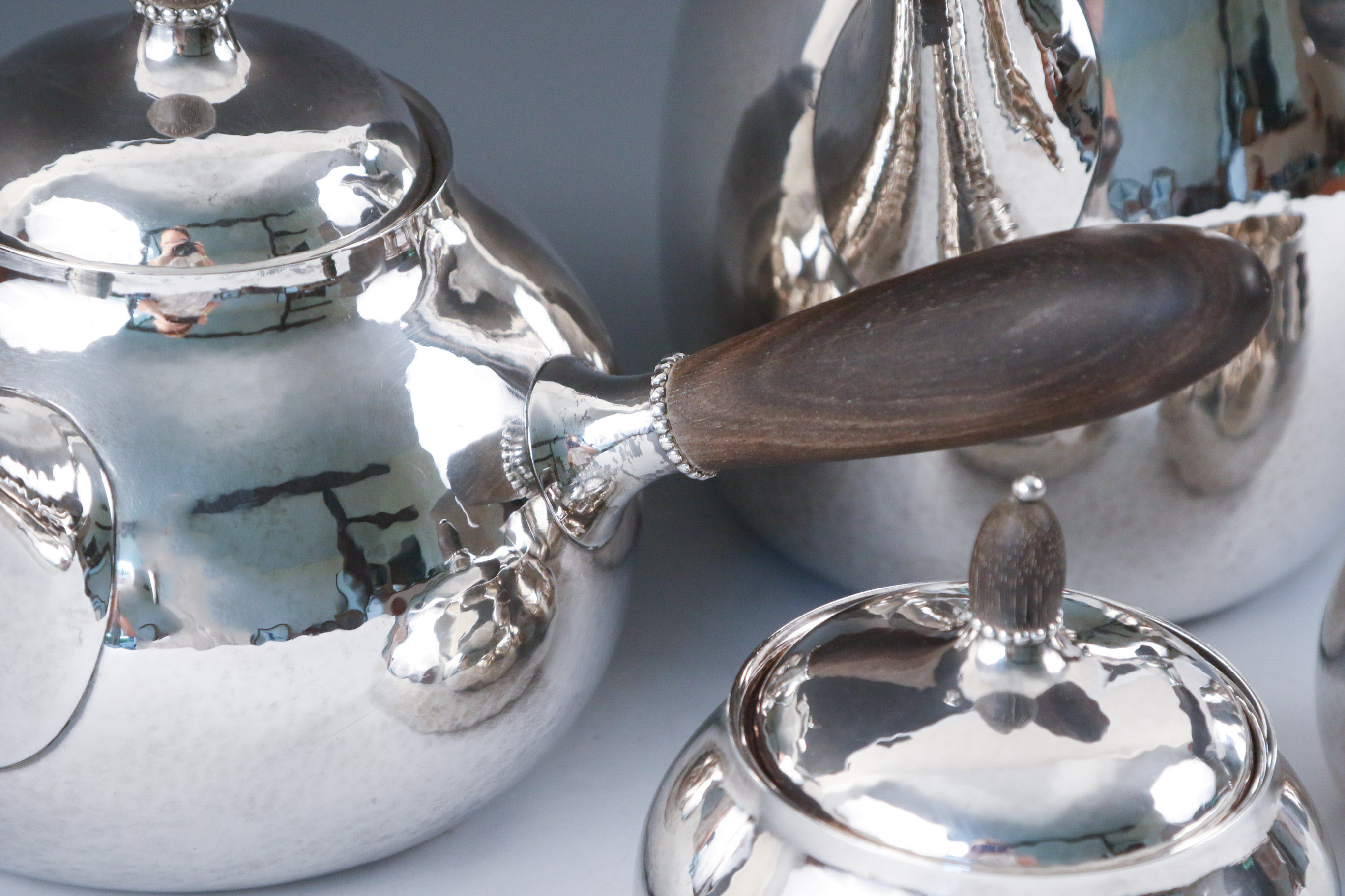 Georg Jensen 4 Pc. Sterling Silver Coffee and Tea Service