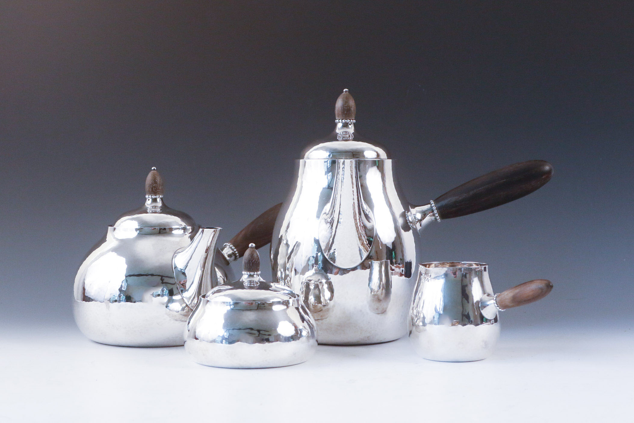 Georg Jensen 4 Pc. Sterling Silver Coffee and Tea Service