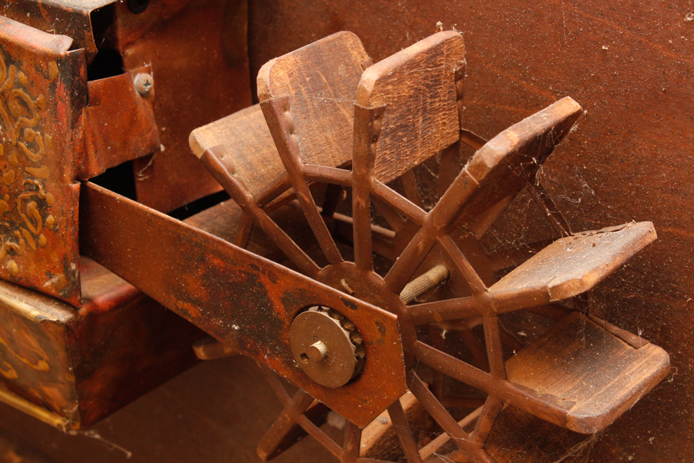Large Lighted Steamship Sculpture