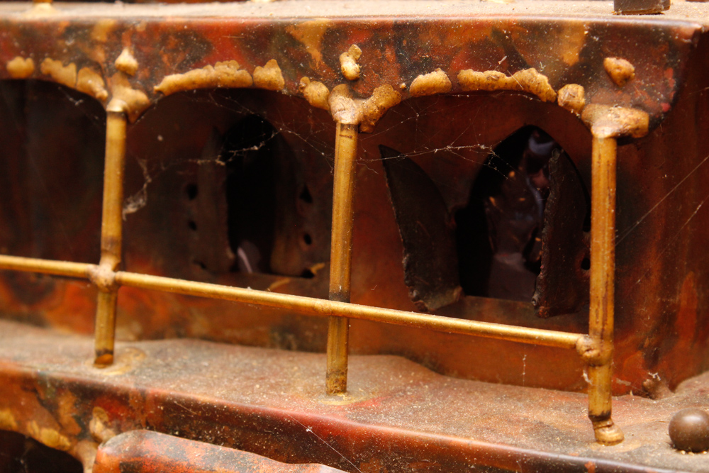 Large Lighted Steamship Sculpture