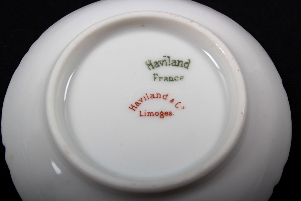 Large Set of Haviland Limoges Porcelain Tableware