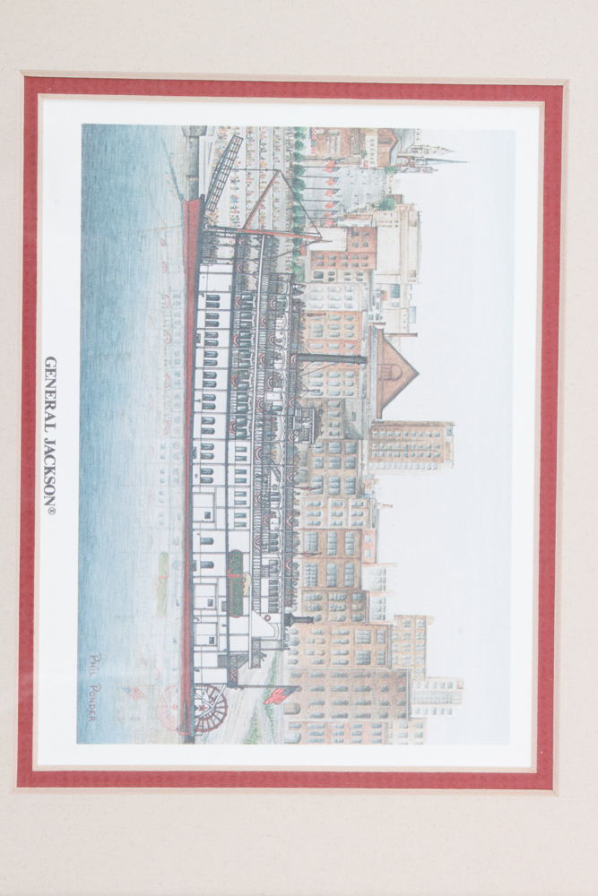 Pair of Phil Ponder Nashville Prints