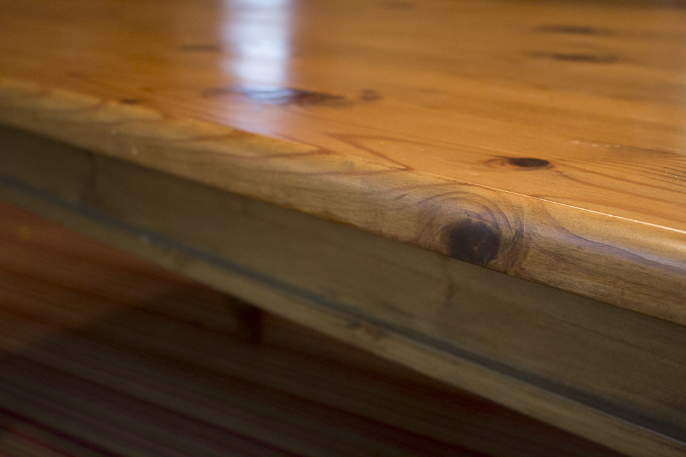 Pottery Barn Pine Dining Table