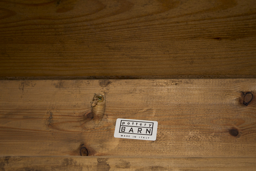 Pottery Barn Pine Dining Table