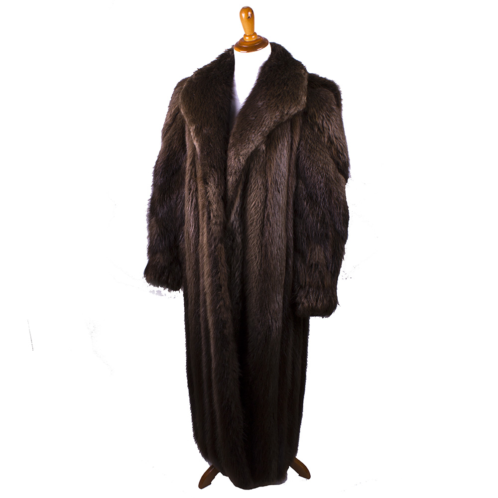 Full Length Beaver Fur Coat