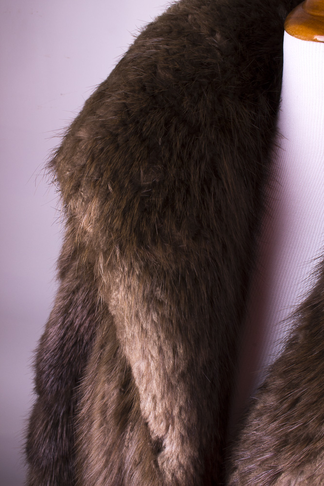 Full Length Beaver Fur Coat
