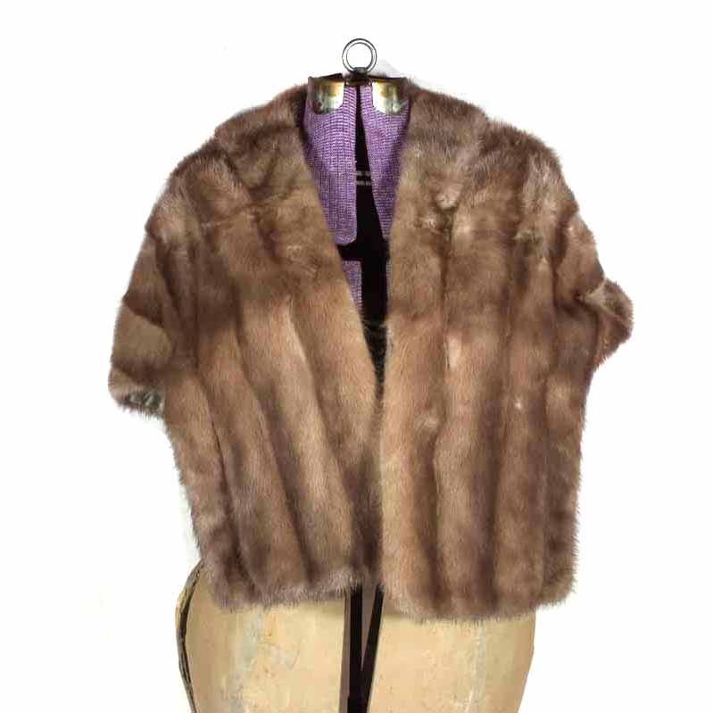 Vintage Mink Fur Wrap