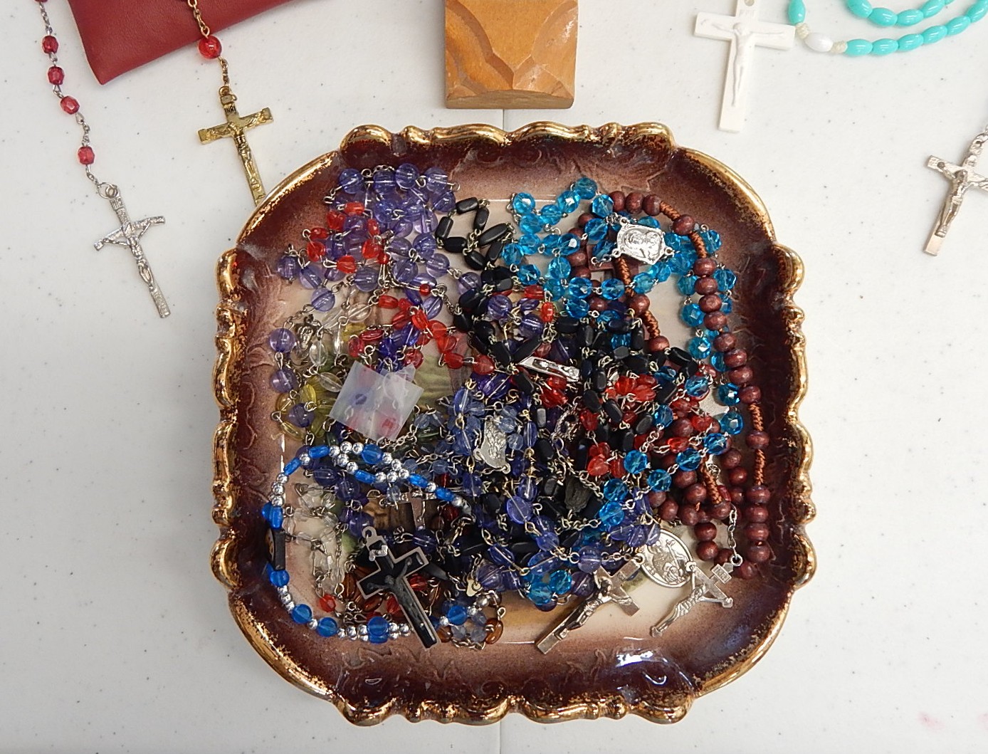 Catholic Sick Bad Cross with Rosaries and More