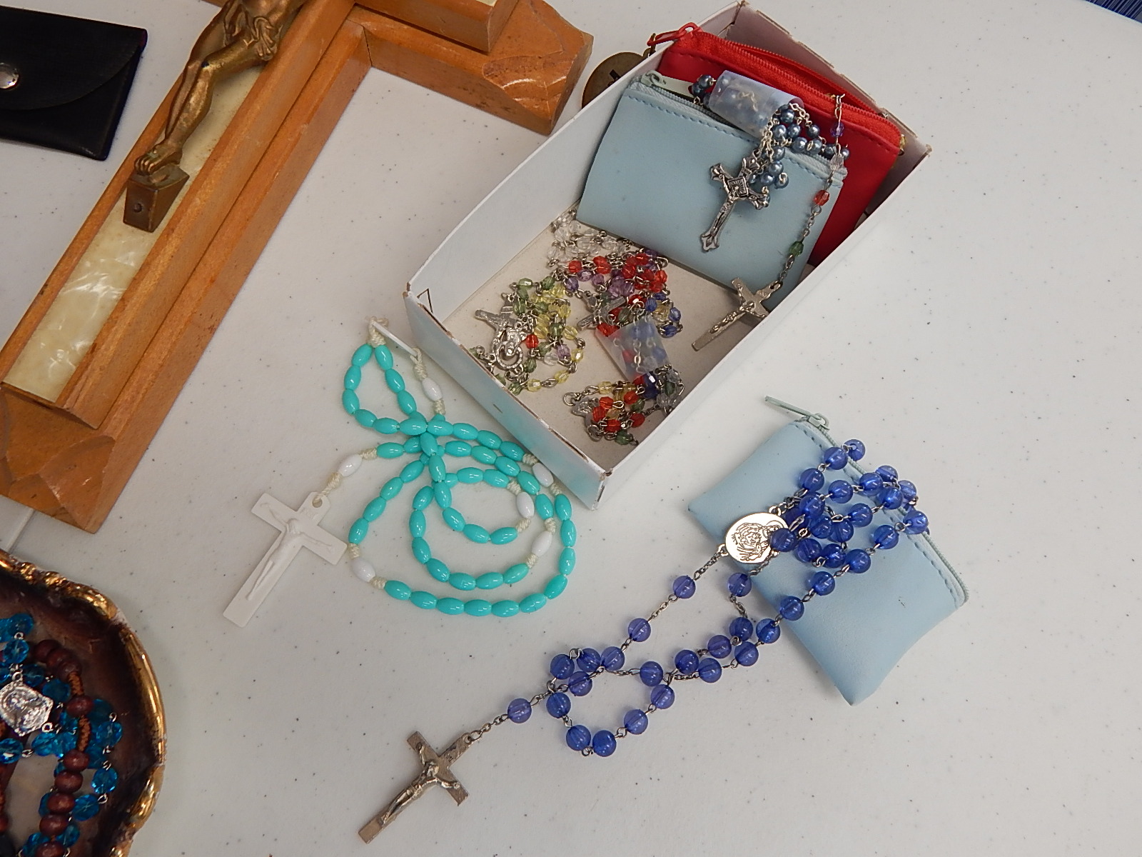 Catholic Sick Bad Cross with Rosaries and More